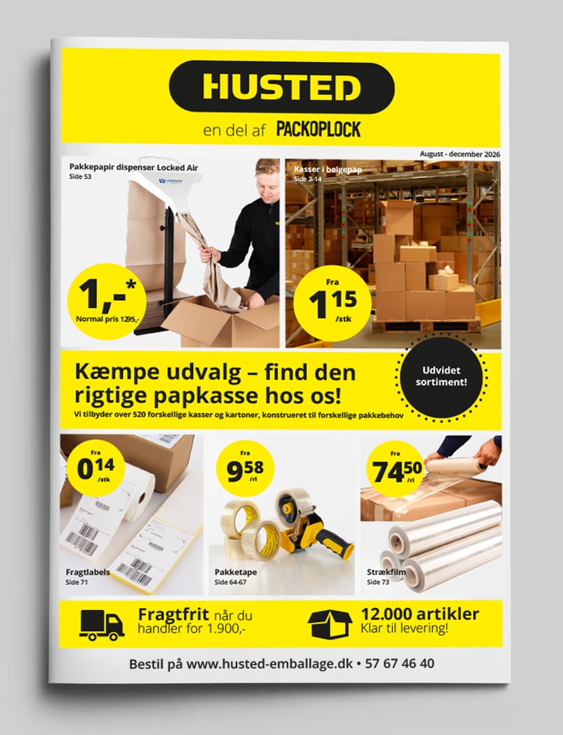 Katalog Husted emballage maj-august 2026
