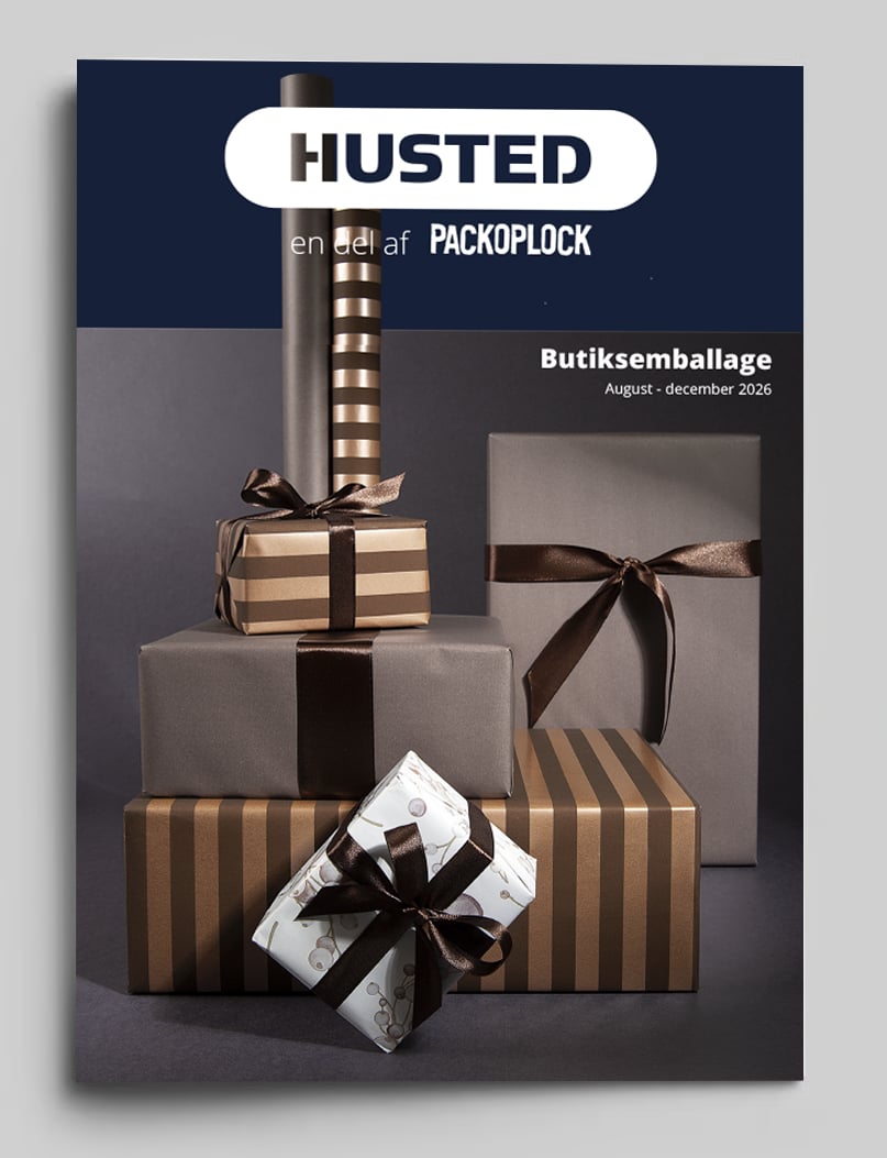 Husted emballage Butikskatalog maj-august 2026