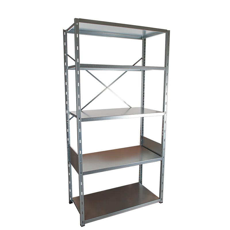 Galvaniserat lagerreol