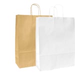 Papirsposer, snoet håndtag