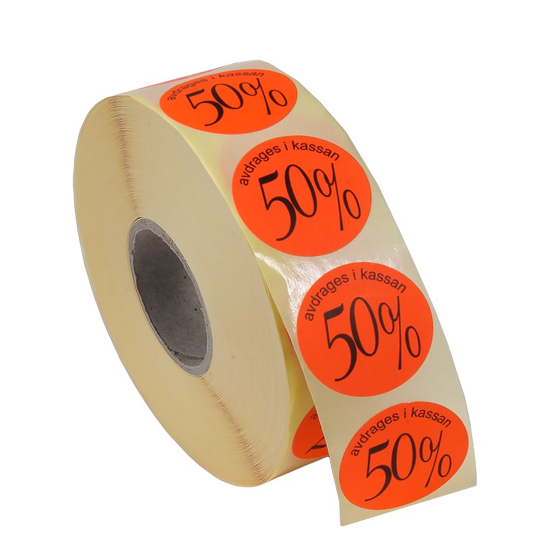 Etiketter - restsalg