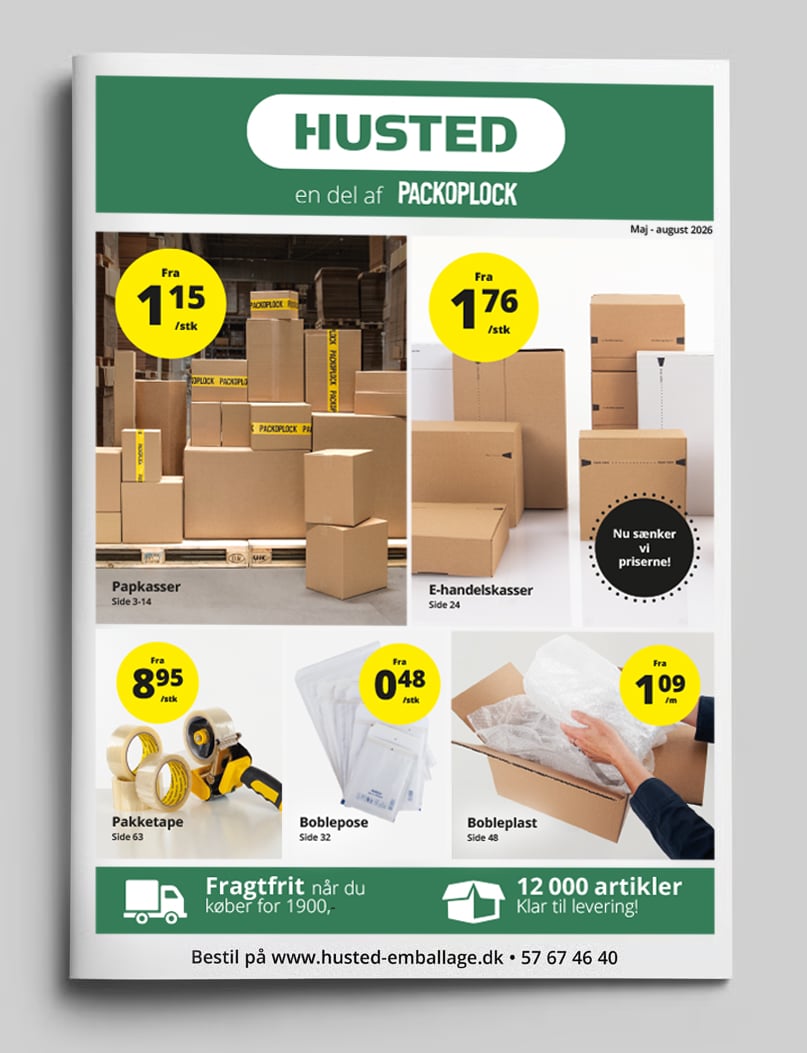 Katalog Husted emballage maj-august 2026