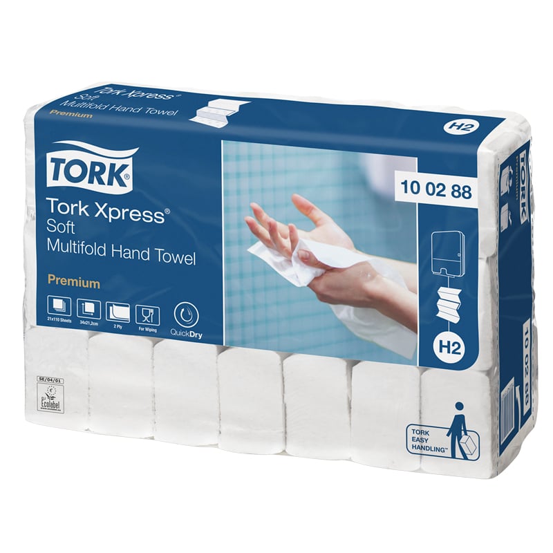 Håndklæde Tork Premium Xpress H2 - 1