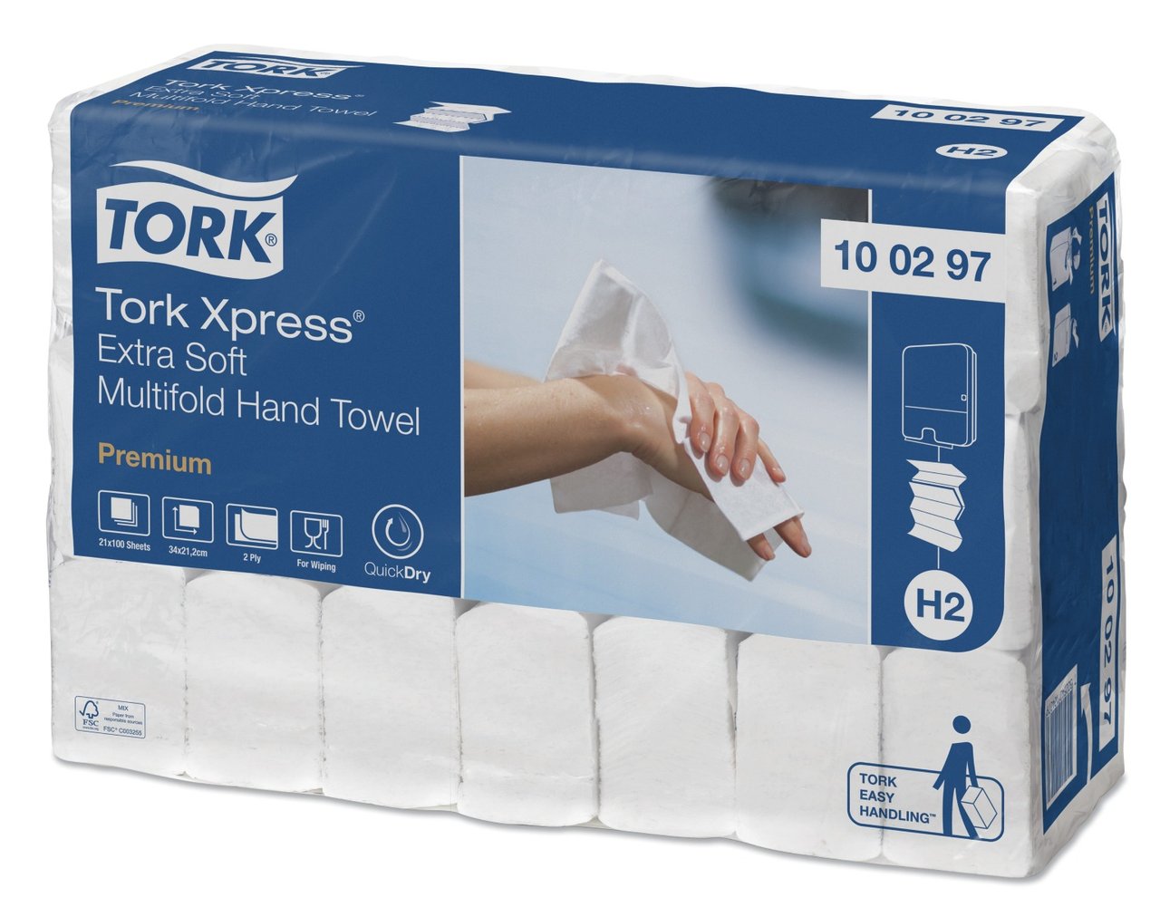 Håndklæde Tork Premium Xpress Extra blød H2 - 1