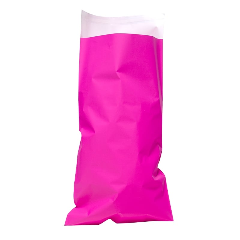 Foliepose Mat pearly med tapelukning cerise