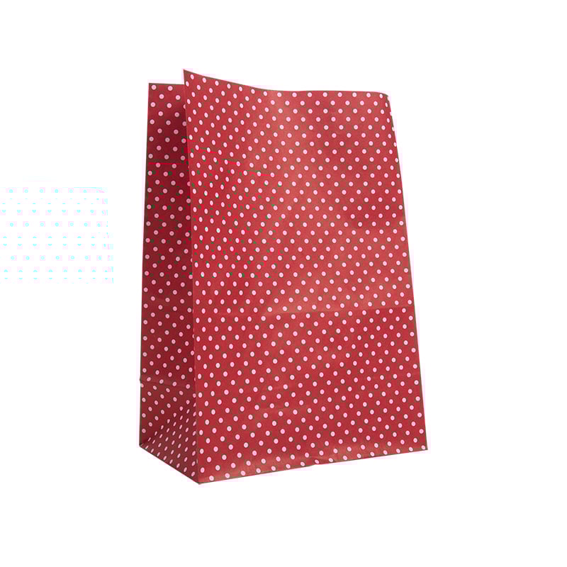 Sos-pose rød prikket