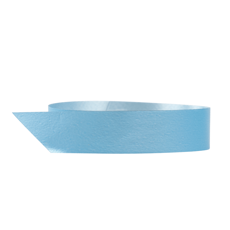 Polybånd mat metallic lyseblå - 1