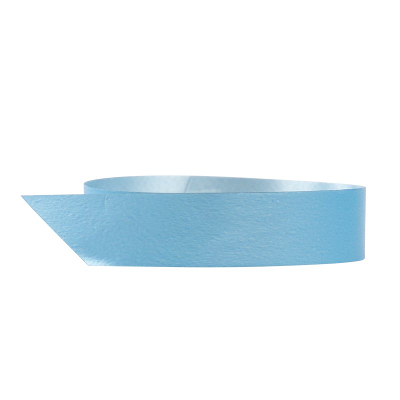 Polybånd mat metallic lyseblå - 1
