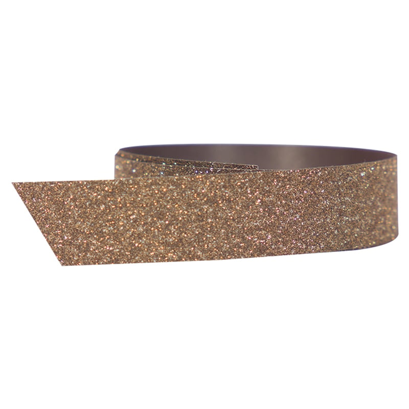 Polybånd glitter chokolade - 1