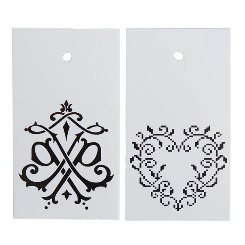 Hængemærke motiv hvid - 1