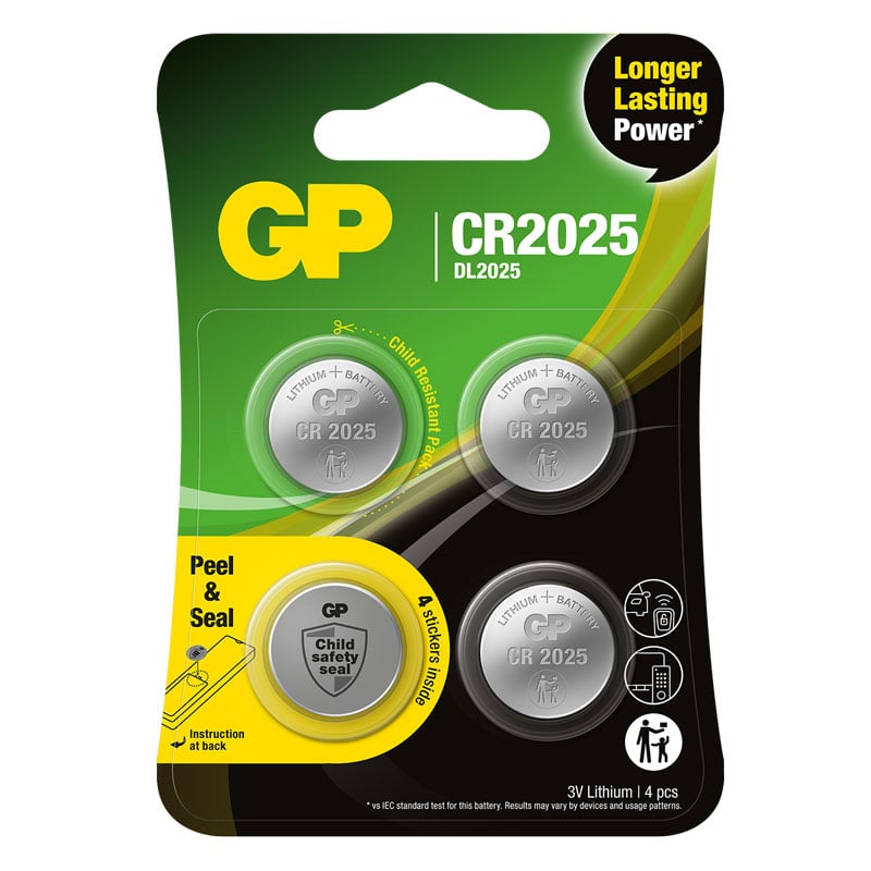 Batteri knapcelle Lithium. - 3