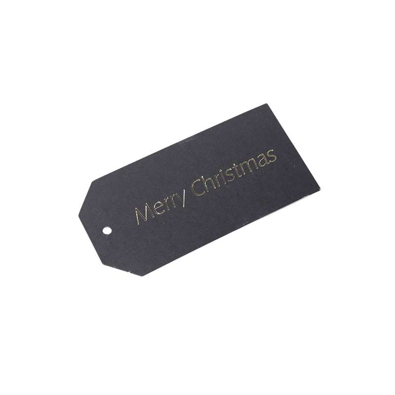 Hængemærke merry christmas sort