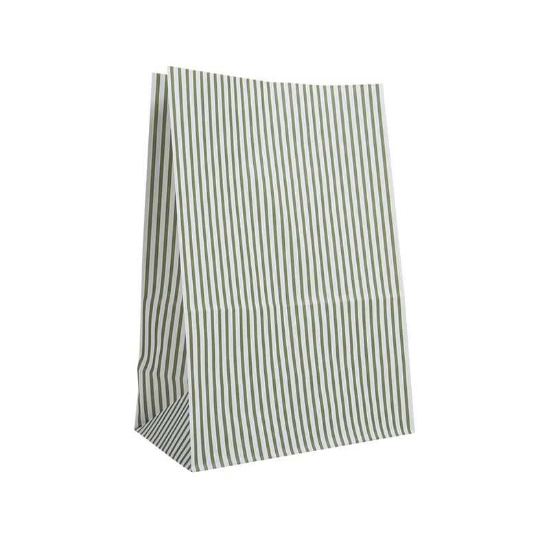 Farvede sos-poser stribet oliven