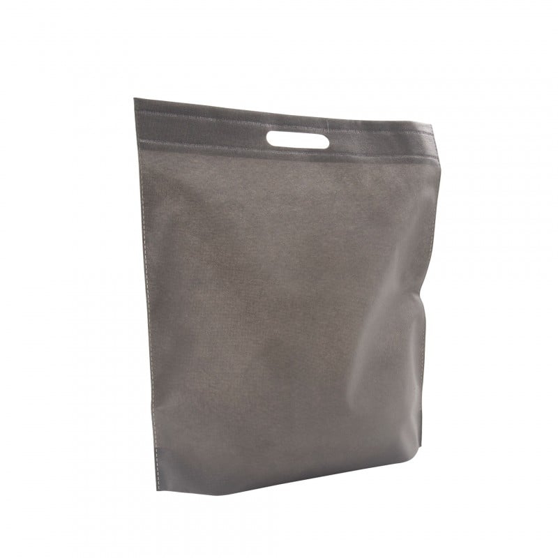 Non-woven taske med udstansede håndtag grå