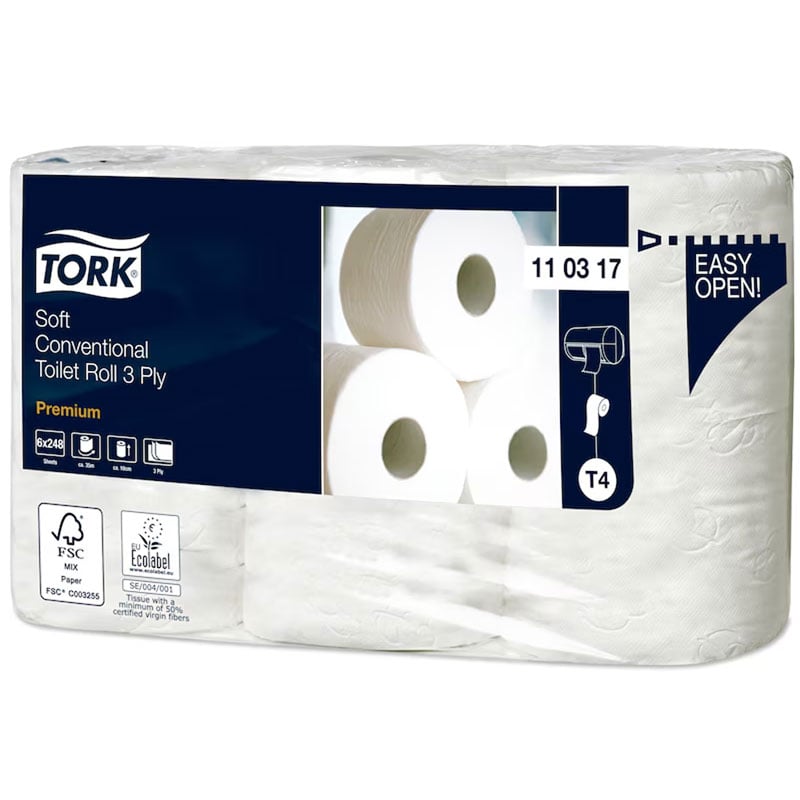 Tork blødt toiletpapir T4 - 1