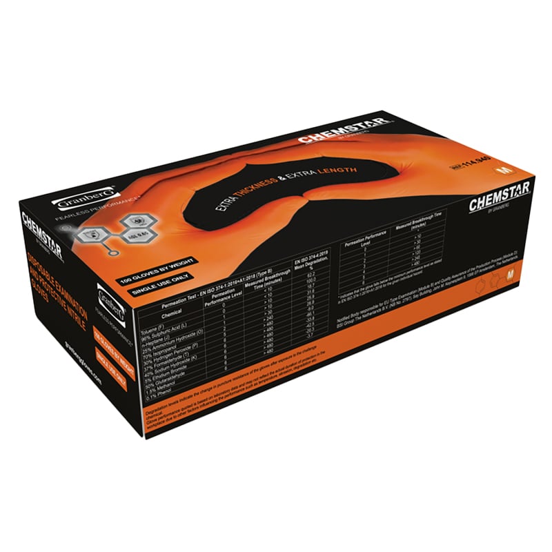 Granberg 940 Kemikaliebestandige engangshandsker Chemstar - 2