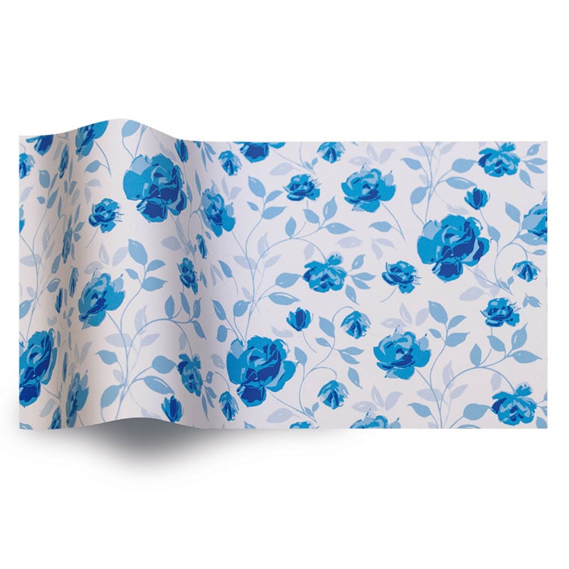 Silkepapir Wedgewood Blossoms