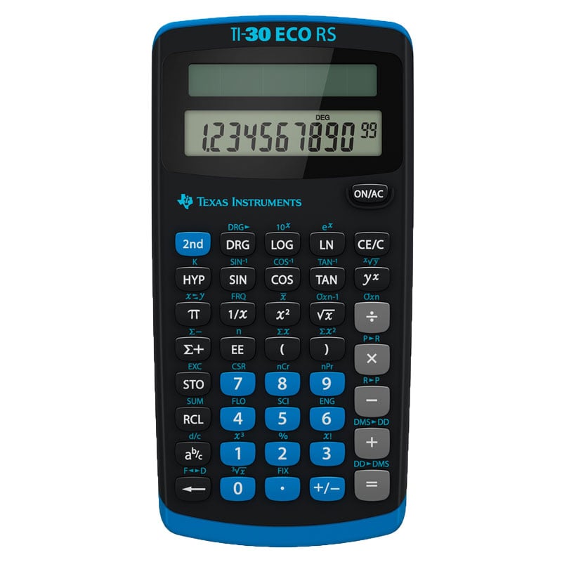 Regnemaskine TI-30 ECO RS - 1
