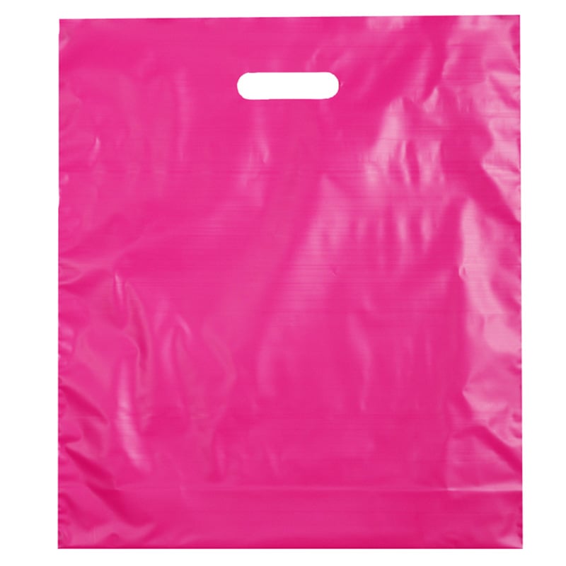 Plastikpose cerise - 1