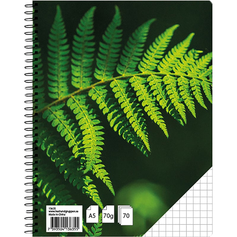 Kollegieblok Green Leaf - 5