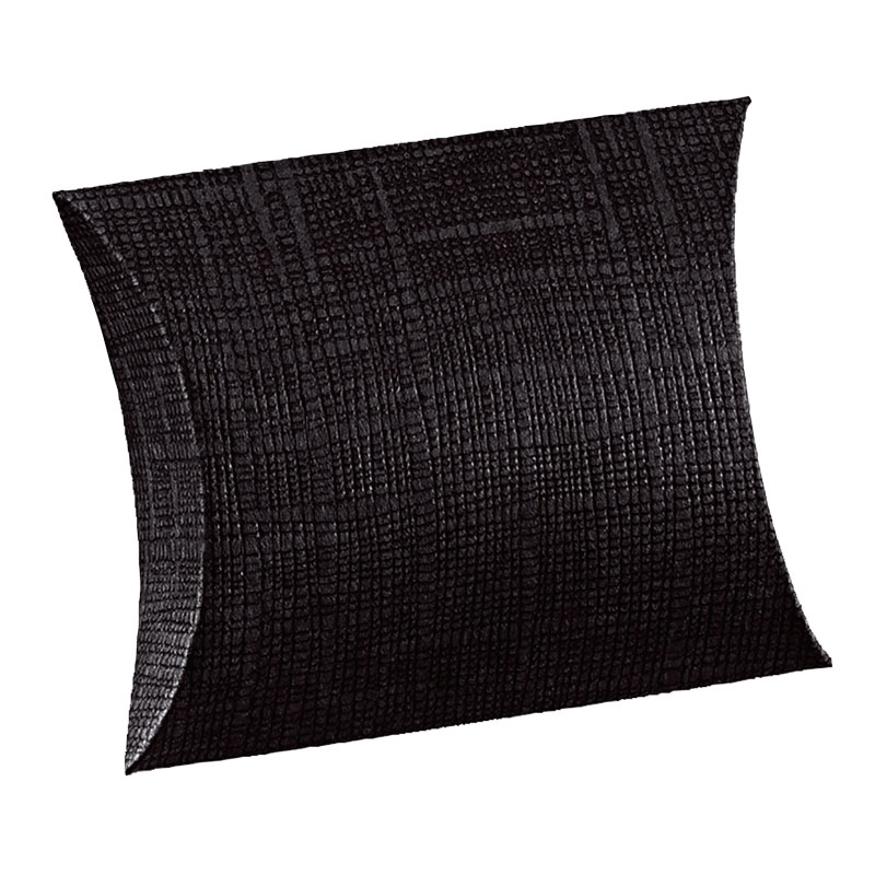 Gaveæske elips hørpræget sort - 1