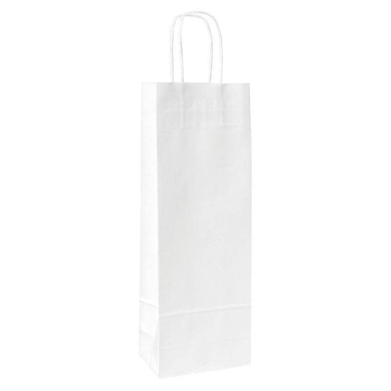 Vinpose med snoede håndtag hvid - 1