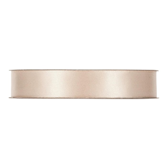 Satinbånd lys beige - 1