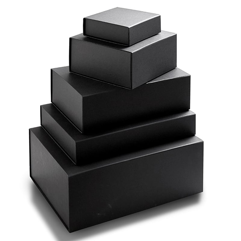 Gaveæske Sort Luksus magnetæske - 1