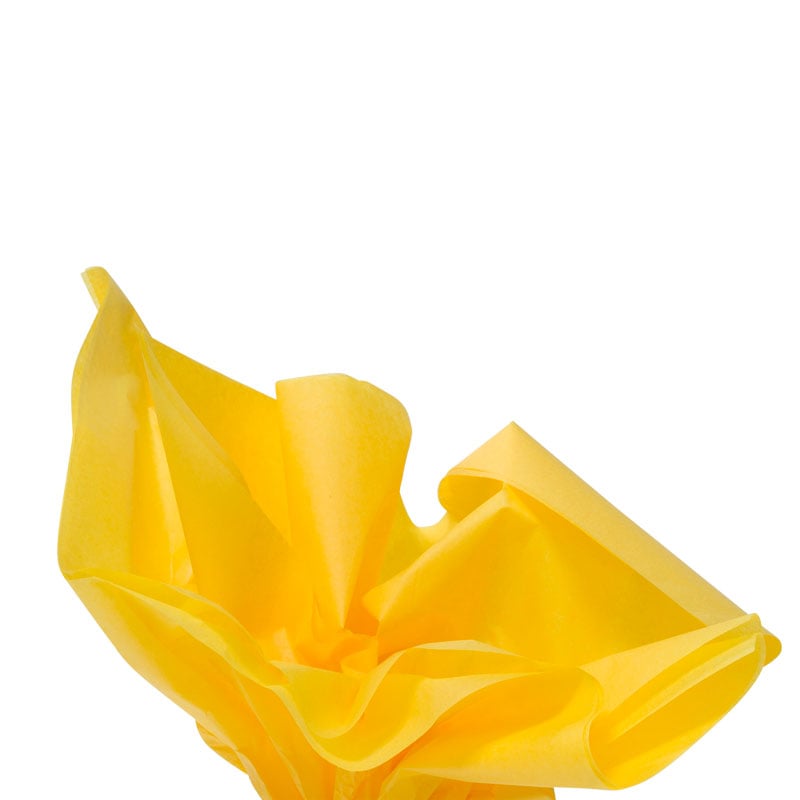 Farvet Silkepapir smørblomst - 1