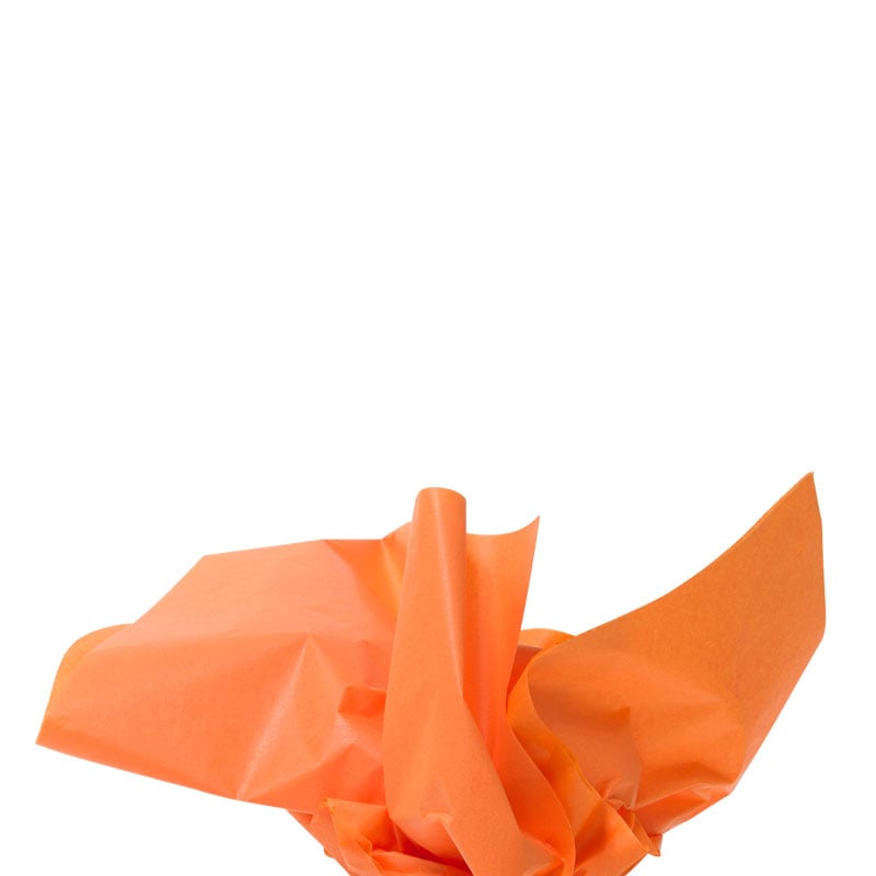 Farvet Silkepapir safran - 1