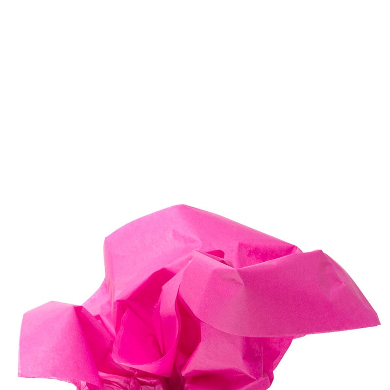 Farvet Silkepapir rosa - 1