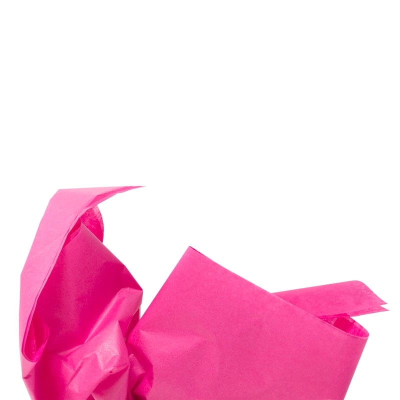 Farvet Silkepapir cerise - 1