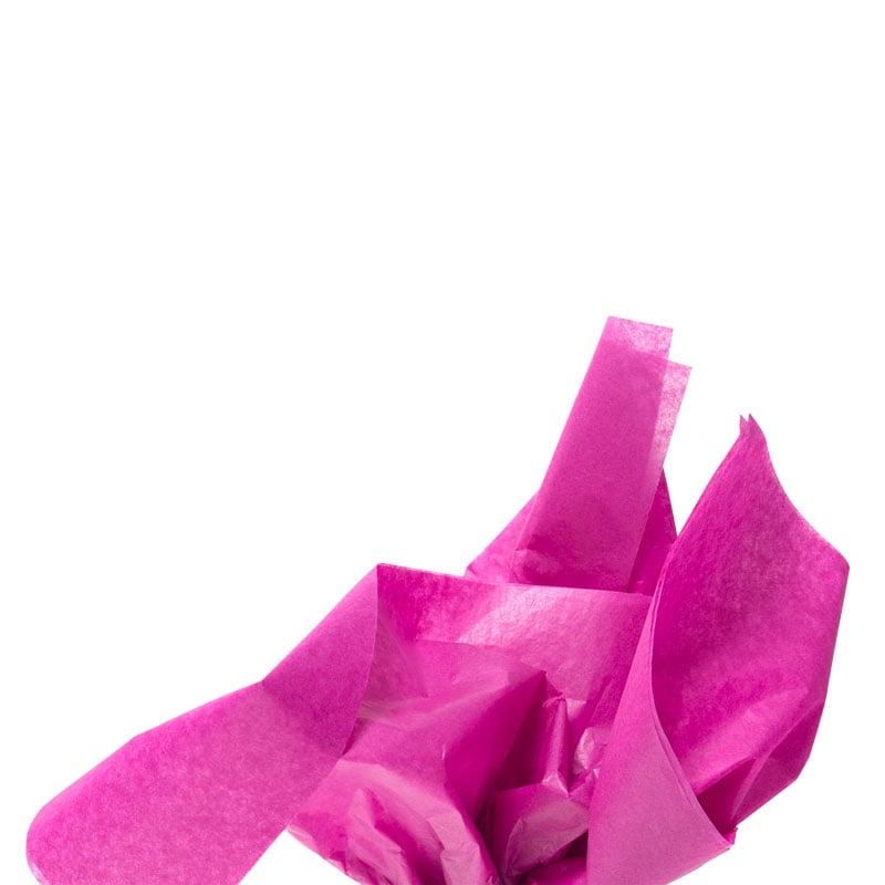 Farvet Silkepapir blomme - 1