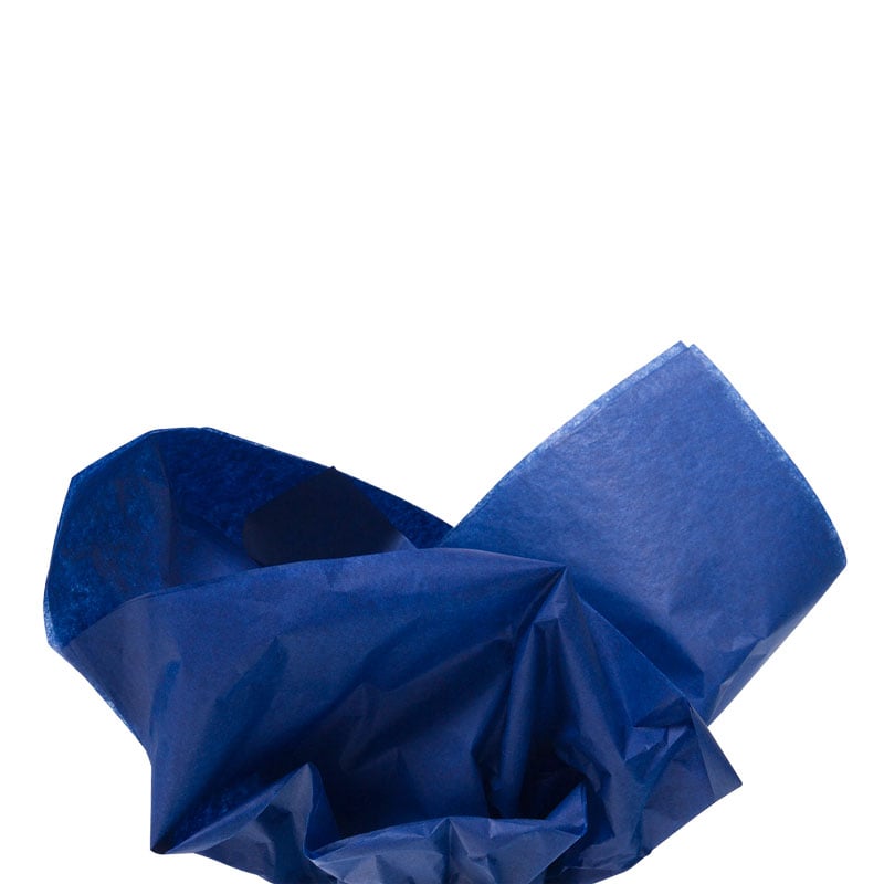 Farvet Silkepapir kongeblå - 1
