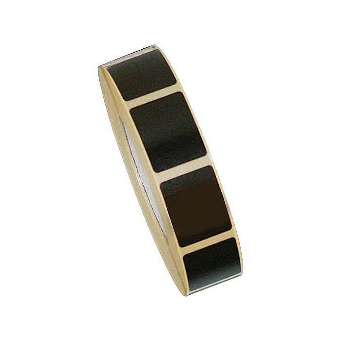 Etiket sort rektangulær - 1