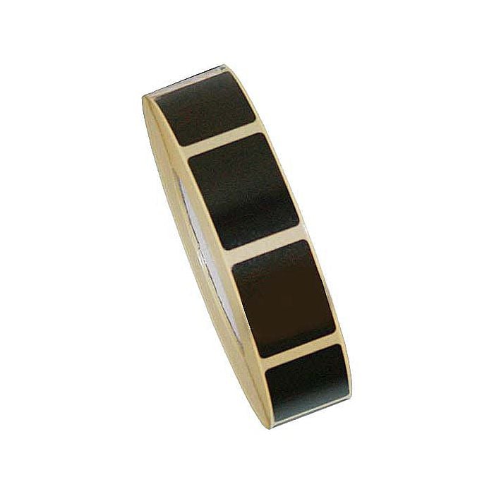 Etiket sort rektangulær - 1