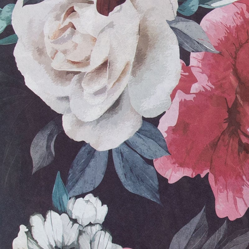 Silkepapir Wild Bouquet Black - 1