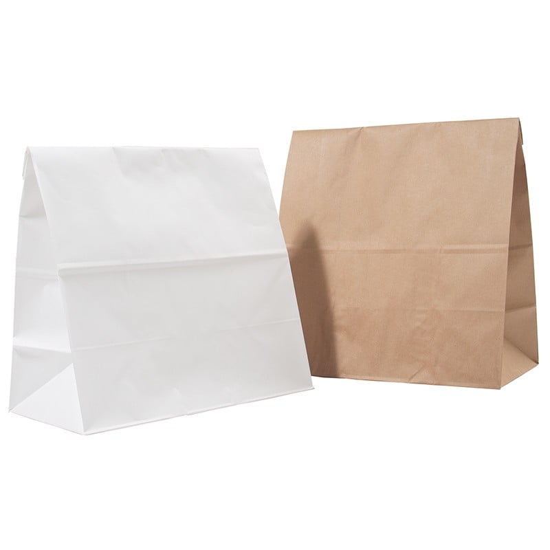 Brune afgiftsfrie poser uden hanke American style - 3