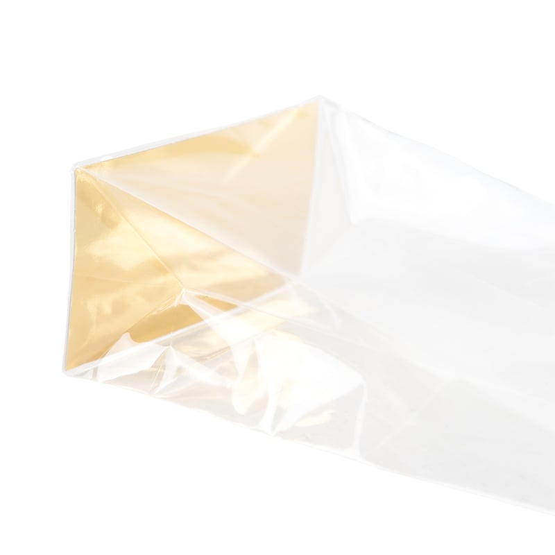 PP-klodsbundspose guldfarvet kartonbund - cellofanpose - 3