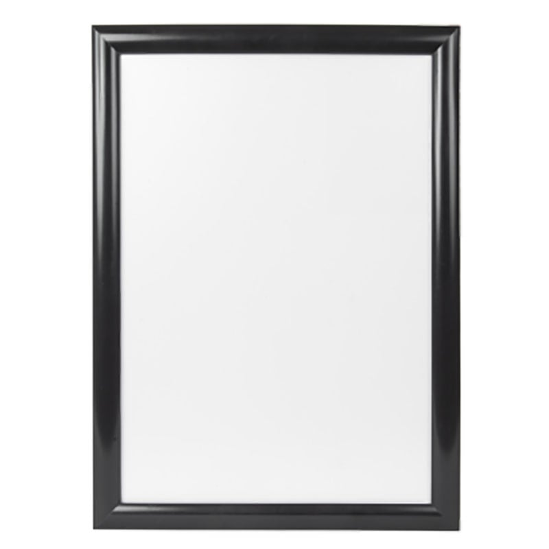 Vægramme aluminium sort - 2