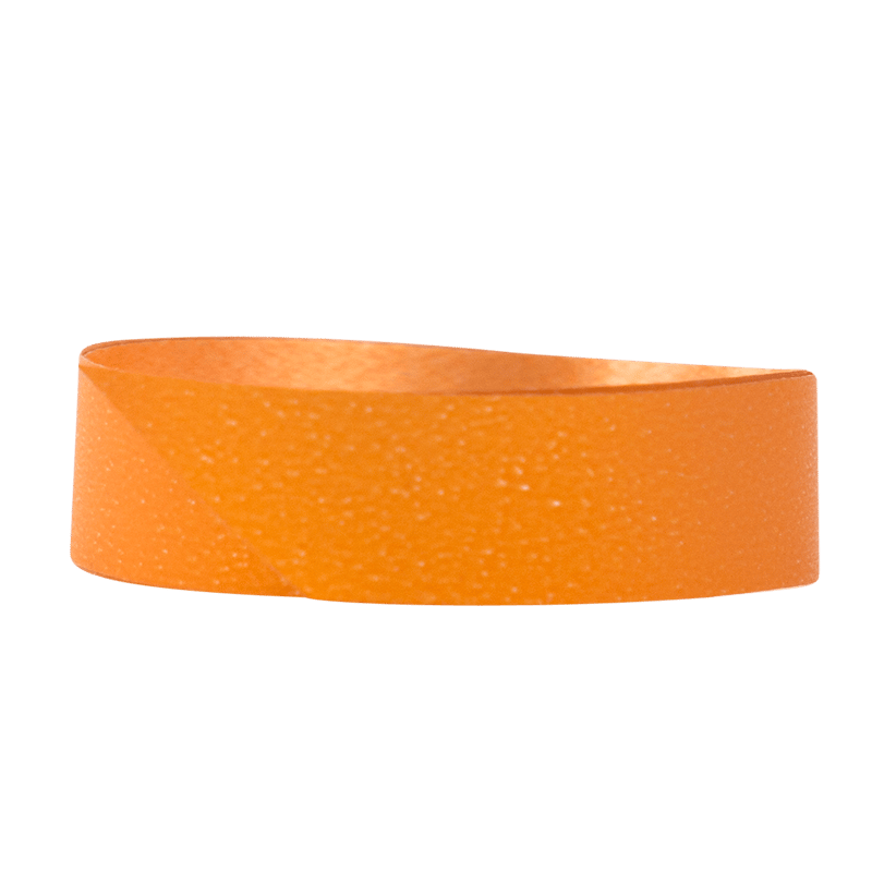 Polybånd mat metallic lys orange