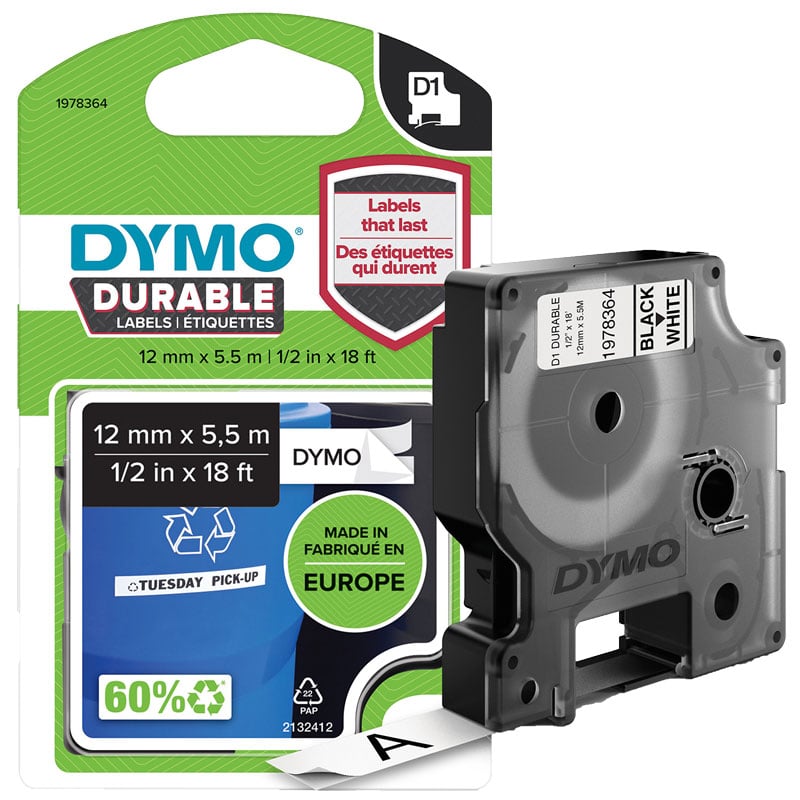 Mærkebånd DYMO D1 Durable - 2