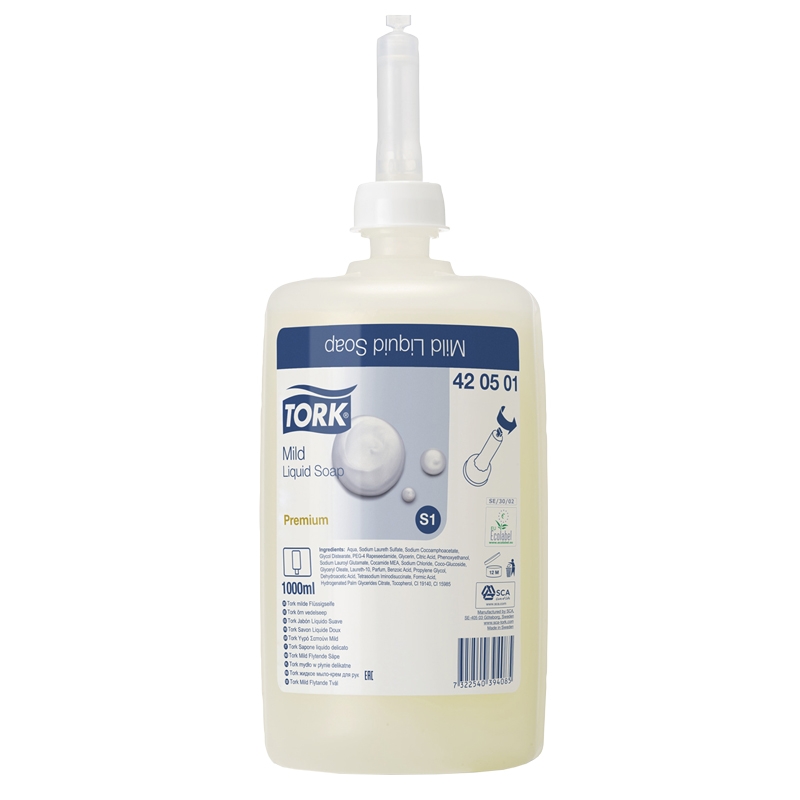 Tork mild flydende sæbe S1 - 1