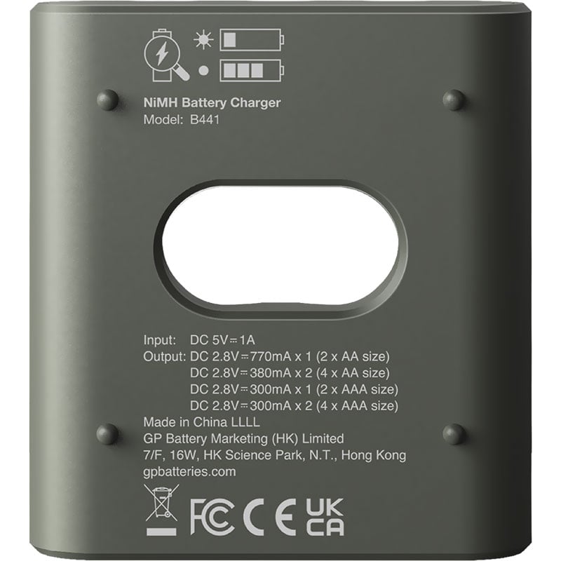 Batterioplader GP B411 - 4