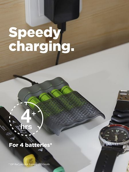 Batterilader GP ReCyko Speed - 3