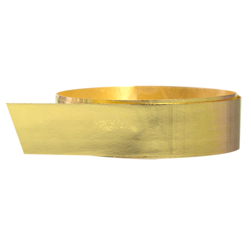 Gavebånd metallic lys guld