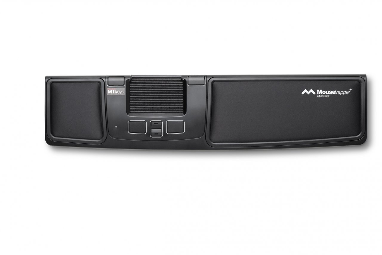 Mousetrapper advance 2.0, sort/hvid - 1