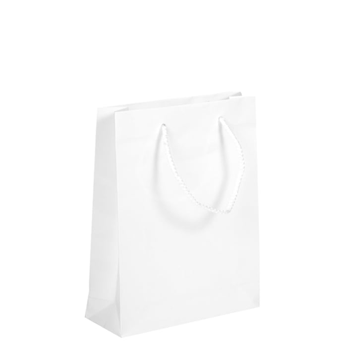 Papirbærepose Lux Hvid kraft - 2