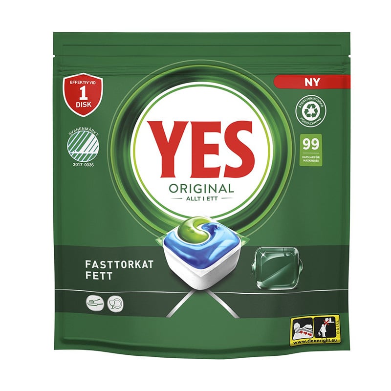 Yes Powerdrops Maskinopvasketabletter - 1