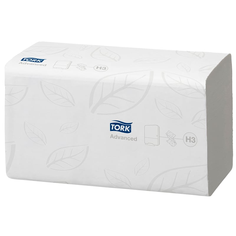 Håndklæde TORK Advanced Singelfold V-foldet H3 - 1